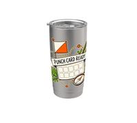 Punch Card Ready Orienteering Checkpoint Stainless Steel Insulated Tumbler