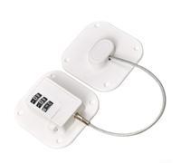 Punch Child Safety Lock Secure Your Cabinets and Refrigerators from Unwanted Access by Kids and Pets (white)