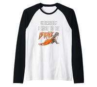 Punch Cute Baby Monkey Saying, Ultimately I Have to Be Brave Raglan Baseball Tee