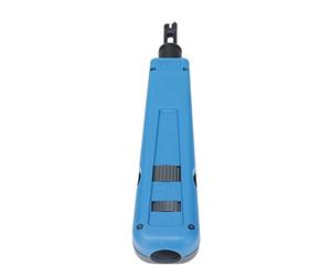Punch Down Tool Professional Grade 11088 Carbon Steel Multi Purpose Network Impact Punchdown Tool for Telecom IT Technicians ABS Handle with Wire Hook and Screwdriver