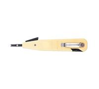 Punch Down Tool, Wire Punch Cable Tool with Wear Resistant Cutter Head, Ergonomic Handle for Easy Crimping and Wire Breaking, Compatible with Network Cables and Modules