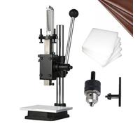 Punch Embossing Machine, Precision Punching Embossing Stamping Tool, for Precision Punching Stamping on Leather Plastic Wood Aluminum Suitable for Workshop and Workbench Using