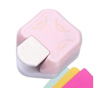 Punch for rounding corners, tool for edge patterns on cards and paper, corner cutter for cardboard paper for rounding the edges, for planner, journal, envelope, book, photo, business card