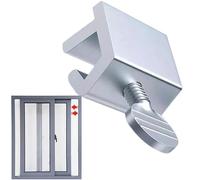 Punch Free Door and Window Lock - Stainless Steel Security Stopper | Child Proof Sliding Window Lock for Home Safety, Single Hole 30g or Double Hole 50g Compact Durable Design