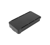Punch-free Invisible under-desk Drawer, Self-adhesive, Strong Adhesive under-desk Drawer Storage Box, Environmentally Friendly Plastic locker, Suitable for Bedroom and Kitchen (black)