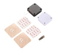 Punch-Free Sliding Door Closer - No Drill Lock for Home 1000g Strong Adhesive Latch Easy Installation Black (500g Pull) - Secure Your Doors Effortlessly