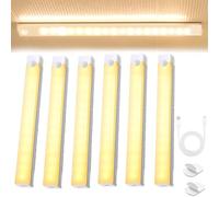 Punch-Free Smart Sensor Magnetic Rechargeable LED Lights, Human Long Motion Sensor Wireless Magnetic Light for Kitchen,Stairs,Fridge