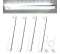 Punch-Free Smart Sensor Magnetic Rechargeable LED Lights, Human Long Motion Sensor Wireless Magnetic Light for Kitchen,Stairs,Fridge