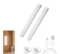 Punch-Free Smart Sensor Magnetic Rechargeable Led Lights, Motion Sensor Light Indoor, Under Cabinet Kitchen Light, Rechargeable Motion Activated Cabinet Lights (White,20CM+30CM+50CM)