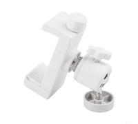 Punch-Free Wall Mount Camera Bracket With Widened Adjustable, Pre-Drilled 6mm Screw Hole Dual Installation For Indoor Outdoor Security Camera Fixing(White)