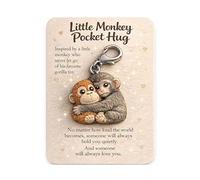 Punch & Friends: Little Monkey Pocket Hug, A Little Hug From Punch, Littles Monkey Pocket Hugs, Mo Nkey Pu Nch Cute Card, Positive Emotional Support, Thanks and Cheer Up (Bb,1PCS)