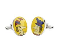 Punch & Judy Cufflinks - Onyx Art CK926 British Seaside Puppet Theatre Cuff Links In Premier Life Packaging