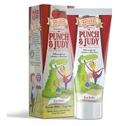 Punch & Judy Kids Natural Toothpaste, Strawberry Flavour, 6+ Months, Natural Ingredients, Fluoride, Sugar Free 50ml (Pack of 1)