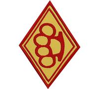 Punch Knuckle Cool Patches Iron on Patches - Sew on Patch for Fighters, Boxers, Wrestlers, Bikers, Young Boys, Pets - Embroidery Patch for Jackets, Jeans, Bags, Hats, Shirts - 45x100 mm