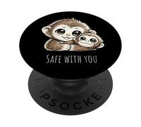Punch Kun Baby Snow Monkey Japan Toy Orang-Utan PopSockets Adhesive PopGrip