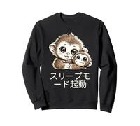 Punch Kun Baby Snow Monkey Japan Toy Orang-Utan Sweatshirt