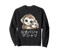 Punch Kun Baby Snow Monkey Japan Toy Orang-Utan Sweatshirt