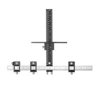 Punch Locator Drill Guide Sleeve Cabinet Hardware Jig Pull Installation Tools with Hardened Steel Bushing for Precise Woodworking Drilling Tasks