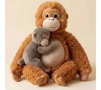 Punch Monkey Plush, Cute Wrap Gorilla Tag, Washable and Skin-friendly, Perfect for Home Decoration, Birthday Gifts and Comforting Embrace