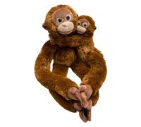Punch Monkey Plush, Punch Monkey Stuffed Animal Plushie, Large Orangutan Teddy Soft Toy, Washable & Safe, Gifts For Kids And Adults, Realistic Soft Cuddly Monkey Toy (E#)