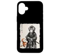 Punch Monkey Samurai Warrior Ink Artwork Punch Monkey Case for iPhone 16 Plus
