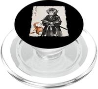 Punch Monkey Samurai Warrior Ink Artwork Punch Monkey PopSockets PopGrip for MagSafe
