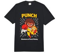 Punch Monkey Superhero Primate Comic Hero Action Comfort Colors Adult Heavyweight T-Shirt