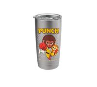 Punch Monkey Superhero Primate Comic Hero Action Stainless Steel Insulated Tumbler