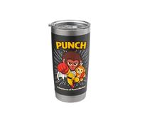 Punch Monkey Superhero Primate Comic Hero Action Stainless Steel Insulated Tumbler