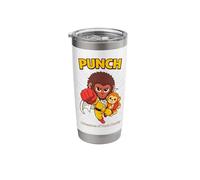 Punch Monkey Superhero Primate Comic Hero Action Stainless Steel Insulated Tumbler