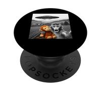 Punch Monkey UFO Funny Selfie UFO Punch Monkey PopSockets Adhesive PopGrip