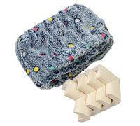 Punch Needle Frame Cover - 40 cm Long Tufting Frame Protector Flannel Corner Protector Set EVA Embroidery Frame Cover for Square, Rectangular Frames, Anti-Collision Covers for H