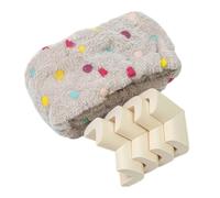 Punch Needle Frame Cover - 40 cm Long Tufting Frame Protector Flannel Corner Protector Set EVA Embroidery Frame Cover for Square, Rectangular Frames, Anti-Collision Covers for H