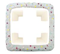 Punch Needle Frame Cover - 40 cm Long Tufting Frame Protector Flannel Corner Protector Set EVA Embroidery Frame Cover for Square, Rectangular Frames, Anti-Collision Covers for H