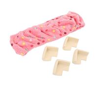Punch Needle Frame Cover, Gripper Strip Frame Cover Flannel Cross Stitch Embroidery Hoop with Corner Protectors for DIY Sewing (Pink)