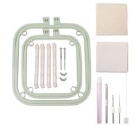 Punch Needle Frame, Embroidery Stand, Adjustable Nutrition Ring, Square Cross Holder, Fabric Vehicle Tool, DIY Needle Frame, Handmade