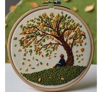 Punch Needle kit for Beginners, Cozy Rabbit Embroidery Creative Hobby, Punch Stitching kit for Adults, Needle Punch Kits for Adults, Joyful Seasonal Handmade DIY