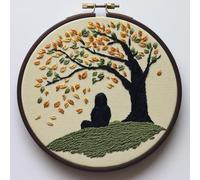 Punch Needle kit for Beginners, Delightful Lovable Rabbit Embroidery Project Set, Punch Stitching kit for Adults, Needle Punch Kits for Adults, Seasonal Holiday Decoration