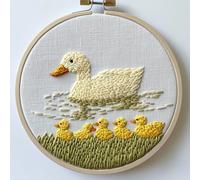 Punch Needle Kit for Beginners, Punch Stitching Kit for Adults, Needle Punch Kits for Adults, A Flock of Ducks - DIY Embroidery Set, Art Craft Tool for All Ages, Ideal for Home Decor & Gifts