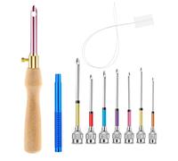 Punch Needle Kits,Punch Needle Embroidery Kits Punch Needle Supplies DIY Punch Needle Kits Portable Punch Needle Cross Stitch Needles for Adult Beginners Flossing Cross Stitch DIY Craft