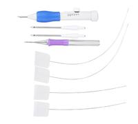 Punch Needle Set Embroidery Stitching Craft Tool TPR Handle DIY Sewing Threading Device