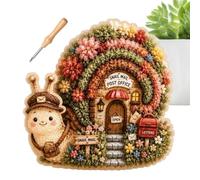 Punch Needle Sets for Beginners 3D Fabric Cottage Art DIY Craft Accessories