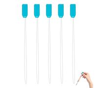 Punch Needle Threader, Needle Threader Tool for Embroidery, Sewing Machines, Hand Sewing, Quick Cross Stitch Supplies, Stitching & Threading Accessories (Blue, 5 Pcs)