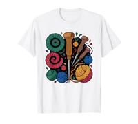 Punch Needle Wildlife Bear Silhouette Rug Art Nature Crafter T-Shirt