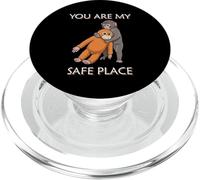 Punch Sad Monkey You Are My Safe Place PopSockets PopGrip for MagSafe