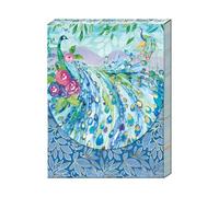 Punch Studio, Pagoda Peacock, Pocket Notepad, 75 Printed Sheets
