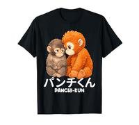 Punch The Monkey and Friend Baby Macaque Plush Toy PanchiKun T-Shirt