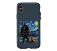 Punch the Monkey Bigfoot Sasquatch Video Meme Baby Monkey Case for iPhone X/XS