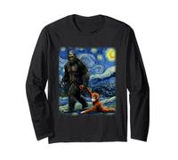 Punch the Monkey Bigfoot Sasquatch Video Meme Baby Monkey Long Sleeve T-Shirt