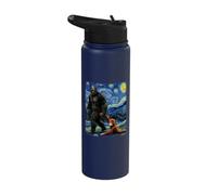 Punch the Monkey Bigfoot Sasquatch Video Meme Baby Monkey Stainless Steel Insulated Water Bottle